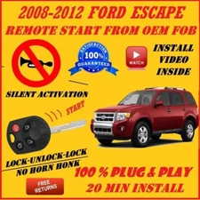 100% Plug and Play Remote Start 2008-2012 Ford ESCAPE