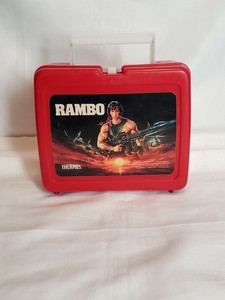 rambo lunch box with thermos
