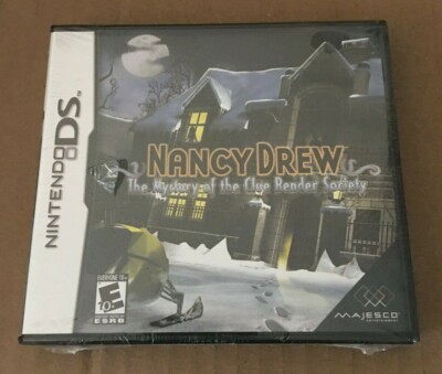Nintendo DS Nancy Drew The Mystery of the Clue Bender Society(2006) NEW SEALED