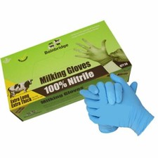50x Milking Gloves Long & Thick Nitrite Calving Hygiene Dairy Farm