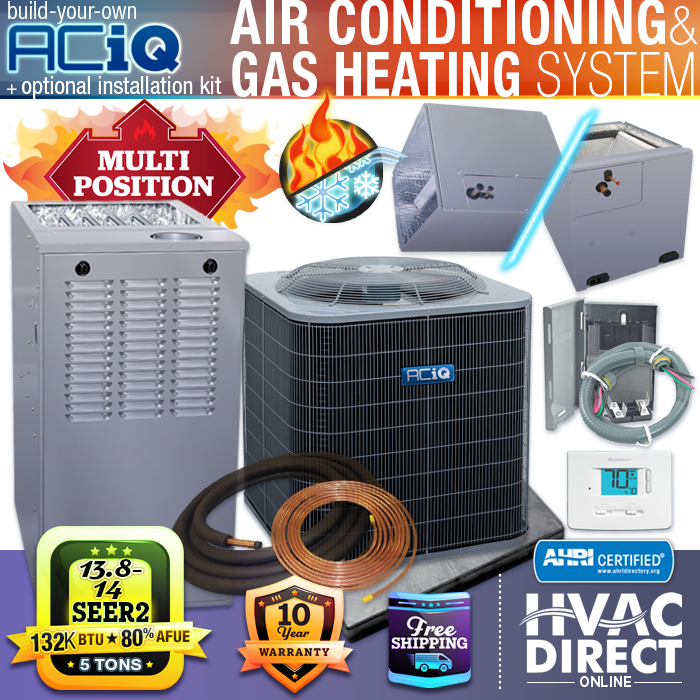 Air Conditioning Plus 80 High Efficiency Gas Furnace ACiQ Ton Air