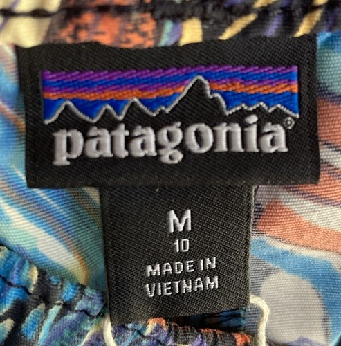 Kid's Patagonia Costa Rica Baggies Unlined 3" Joy Pitch Blue Size Medium 10 NWT - Picture 5 of 7