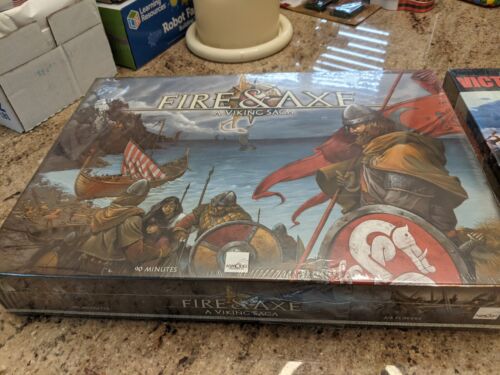 Asmodee Games - Fire & Axe - A Viking Saga Board Game Brand New Factory Sealed - Picture 1 of 15