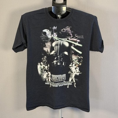 Star Wars Shirt Mens Medium Black 2016 Graphic Tee Movie Sci Fi Darth Vader