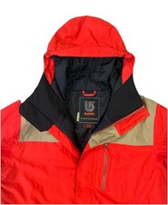 Burton The White Collection DRYRIDE Snowboard Hooded Jacket Chittagong Coat XL