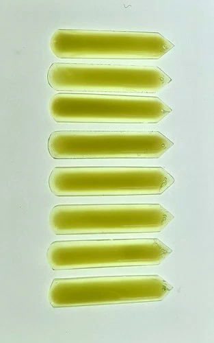 46 Pieces 4"  Antique Art Glass Prisms Steuben Glass or Tiffany Studios  NOS