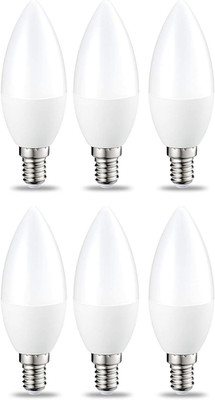 Amazon Basics E14 LED Lampe, Kerzenform, 5W (Ersetzt 40W), Klar, Dimmbar, Warmwe