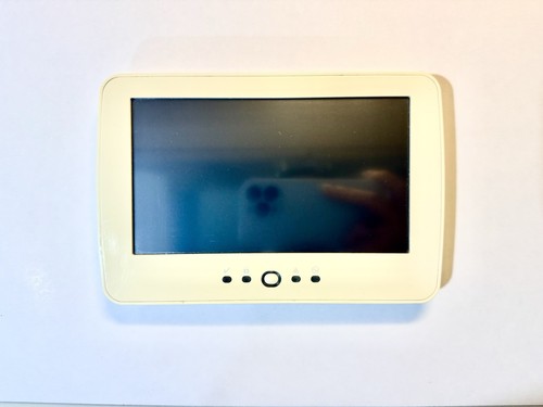 DSC PTK5507 7” Touchscreen Security Alarm Keypad PowerSeries Used Yellow Tint