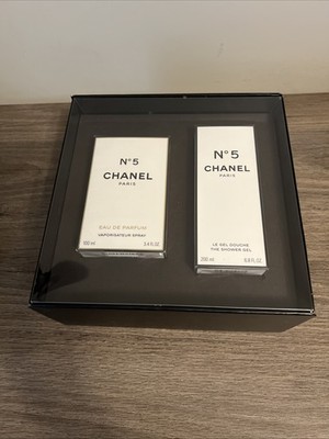 CHANEL # 5 3.4 OZ EAU DE PARFUM 6.8 FL OZ Shower Gel 2 PCS GIFT SET