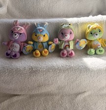 Lot of 4 8in-9in Care Bears Easter Friends Plush w/ Tags 2007