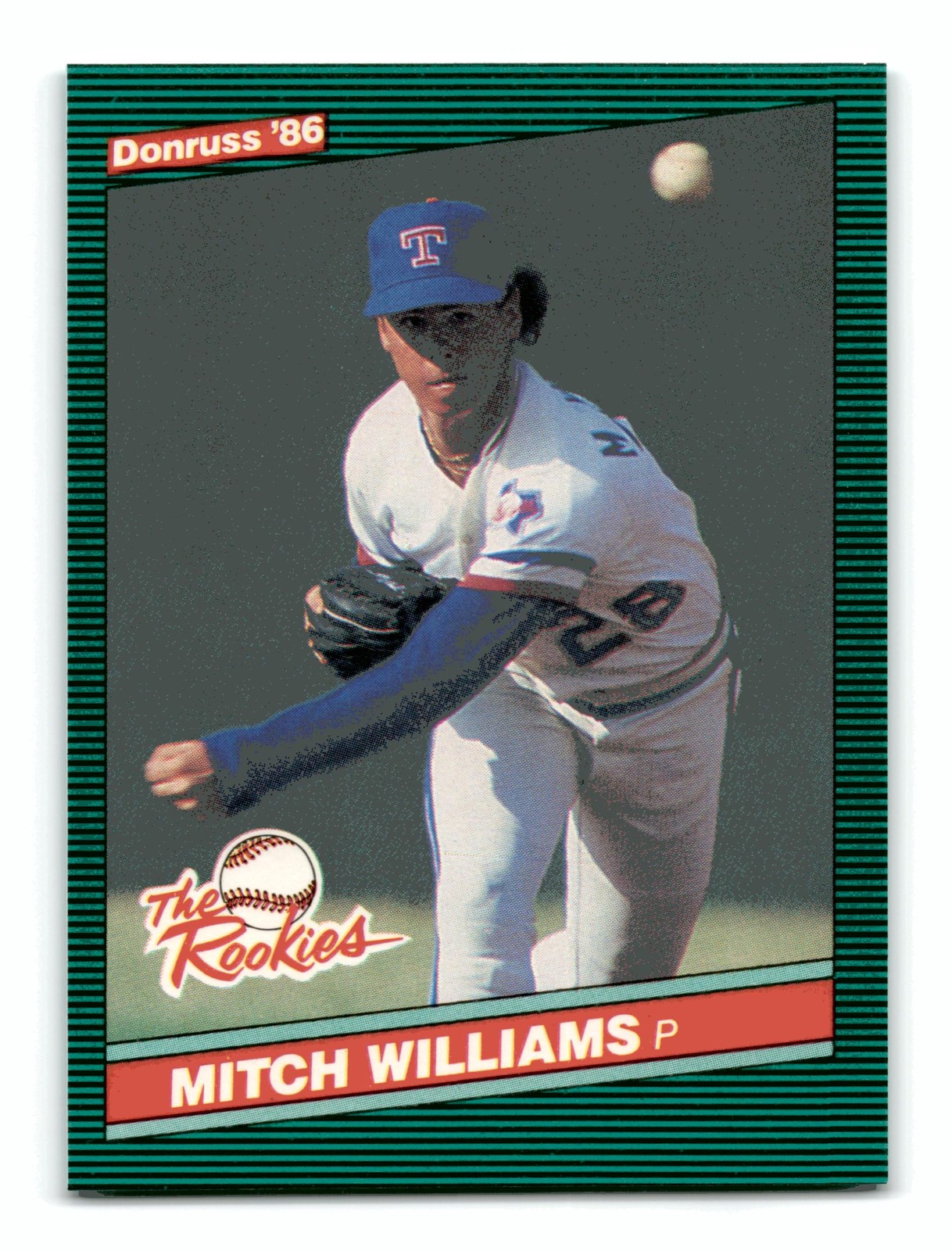 Mitch Williams 1986 Donruss The Rookies #19 Texas Rangers Near Mint NM