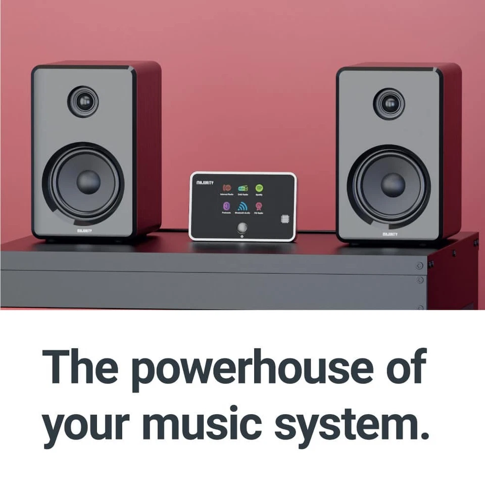 Tuner radio Internet, DAB+, FM, BT, optique, sortie ligne, Majority Robinson ... - Photo 3/4