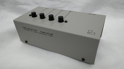 Luxman AS-4III RCA Line Selector 4 Channels Main Body Only Very Good!