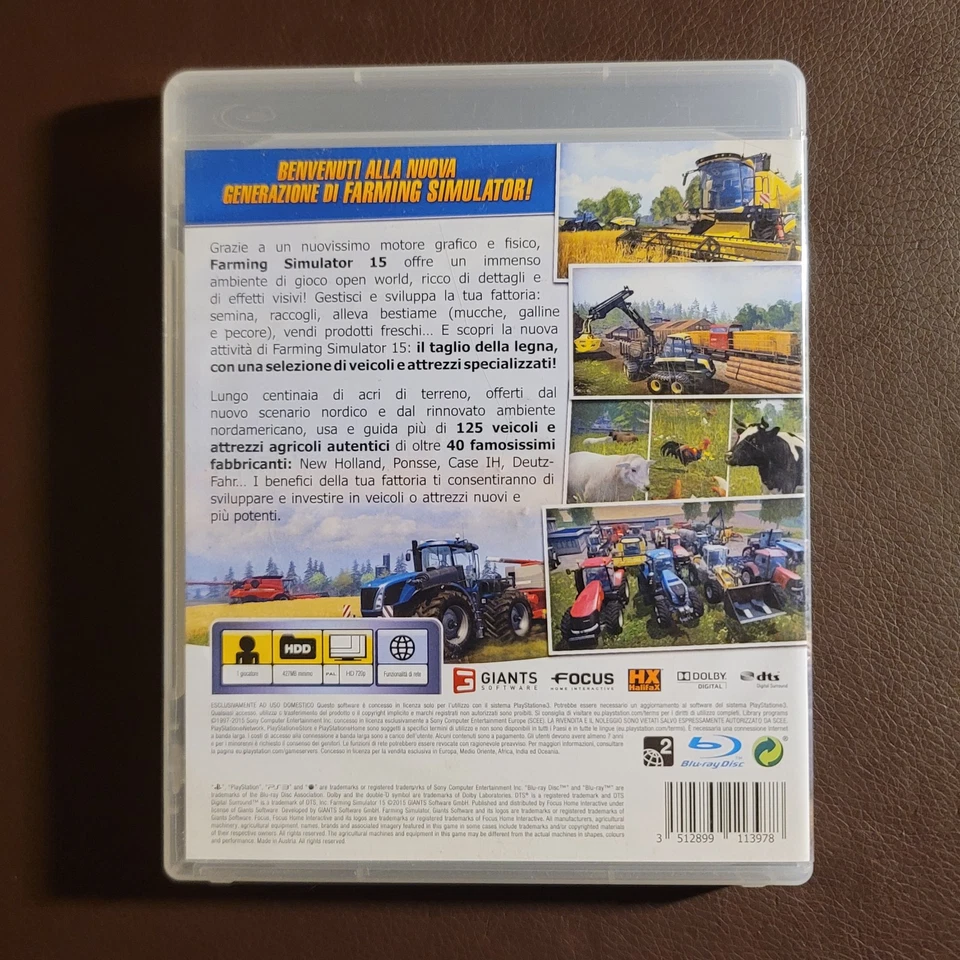 Farming Simulator 15 Ps3 Playstation 3 Pal Ita - Immagine 2 di 4