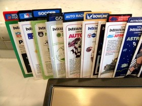 MATTEL IntelliVision Video Game Console & Cartridges, Manuals VCS/2600/Coleo/Jr