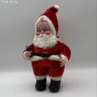 Vintage Rushton Star Santa Claus Plush Rubber Face Coca-Cola Bottle 15 Inch