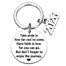 2026 Graduation Gift Him Her Seniors Students Small Silver High School Gear