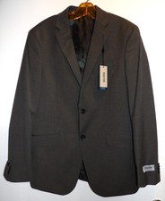 Kenneth Cole Reaction Techni-Cole Charcoal Gray "Clooney" Blazer NWT 275 - 38 R