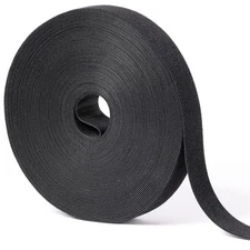 1 in x 60 ft Hook and Loop Roll | Double-Sided Strips, Self-Gripping
