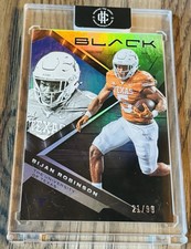 2023 Chronicles Draft Picks Black Blue /99 Bijan Robinson #22 Rookie RC