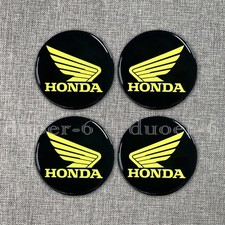 62mm Motorcycle Dripping Glue Emblem Decals For Wing Honda Badge Racing Stickers