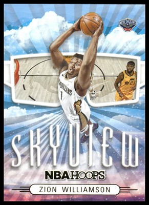 Zion Williamson 2022-23 Hoops WINTER #7 Skyview Insert New Orleans Pelicans