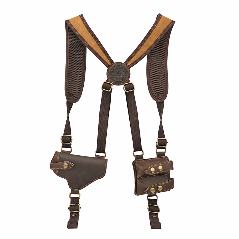 TOURBON Oculta Táctica Hombro Pistola Funda Mano Derecha con Doble Bolsa Mag EE. UU. Foto 3 de 4