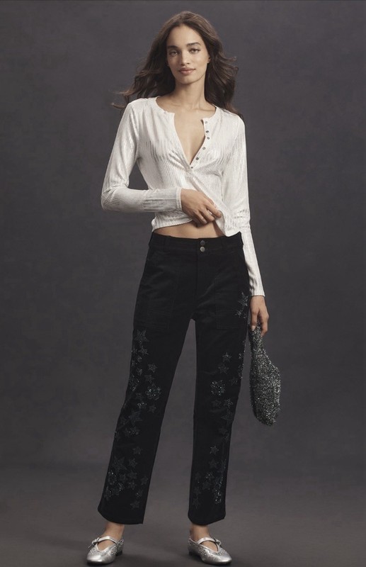 Pilcro Anthropologie The Wanderer Relaxed Leg Pants Size 30