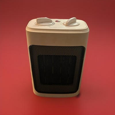 Mainstays 1500W Ceramic Fan-Forced Electric Space Portable Heater White Open Box