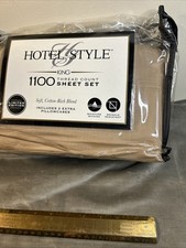Hotel Style 1100 Thread Count Luxury Sheet Set King Limited Edition VanillaDream