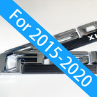 2Pcs Chrome Fender Side Emblem Fit For XLT Silver Black 2015 2020 Truck Badge