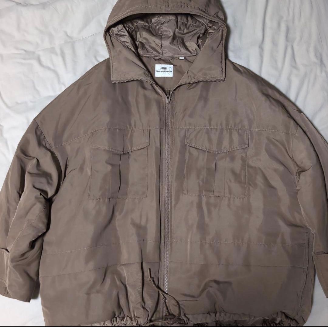 Uniqlo White Mountaineering Hybrid Down Oversized Parka 3XL Used JAPAN thumbnail 3