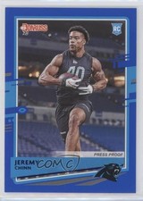2020 Panini Donruss Rookie Press Proof Blue Jeremy Chinn #289 0j9y