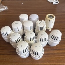 Job lot Radiator Valve Heads Only Thermostatic Replacement TRV Sensor Controlx13