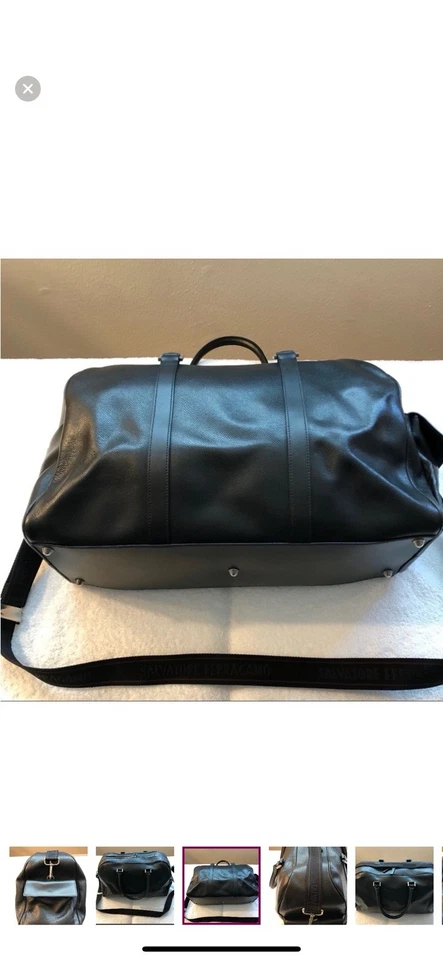 Auténtico bolso grande Salvatore Ferragamo Weekender Overnight Foto 3 de 4