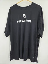 NWT Perfect Game Black  XXL 2XL T-Shirt Short Sleeve Polyester