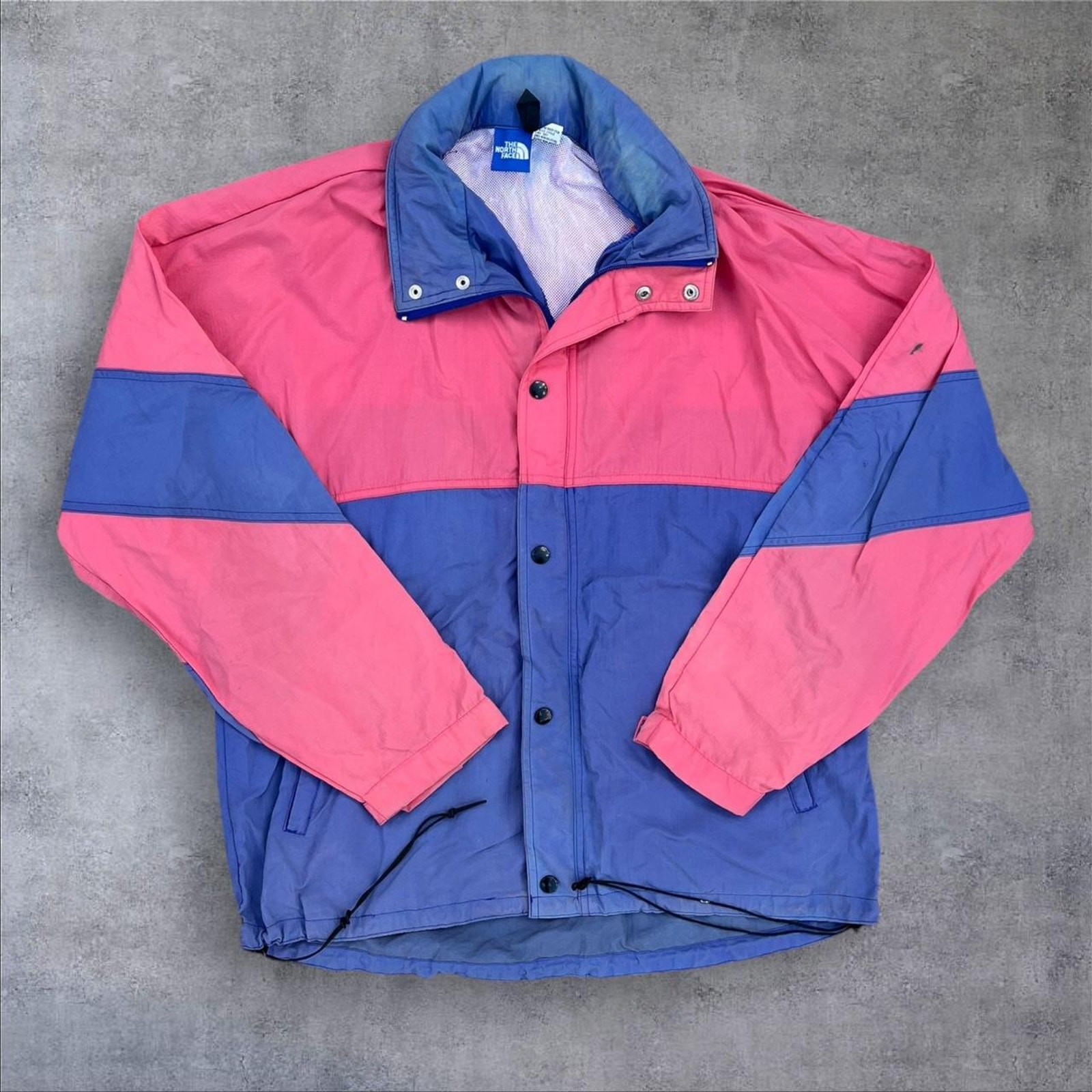 Vintage 90s North Face salmon winter jacket size medium  