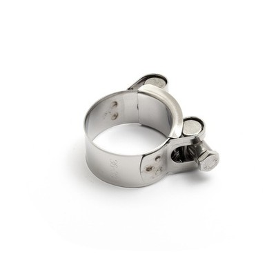 Auspuffschelle Krümmerschelle Gelenkbolzen exhaust pipe clamp Ø32-36mm Edelstahl
