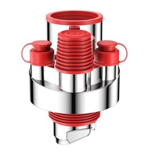 ABS Kitchen Sink Drain Pipe Triple Outlet for Dishwasher Water Purifier