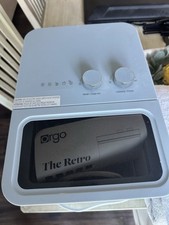 Orgo Retro Countertop Ice Maker 26 lbs  Capacity  Bullet Ice Maker Lt Blue Used