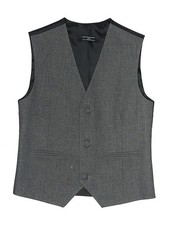 Assorted Brands Boys Gray Tuxedo Vest 7
