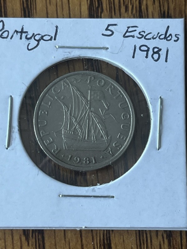 Portugal 1981 5 Escudos Coin