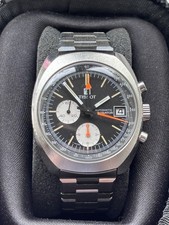 Tissot Navigator Automatic 45501 Lemania Chronograph on original Steel Bracelet