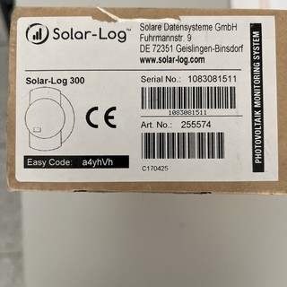 Solar Log 300 PV Datenlogger mit Netzteil und Unterlagen