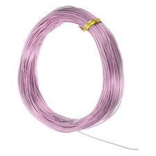 20 Gauge 0.8mm Aluminum Wire 100ft Bendable Metal Craft Armature Wire Pink