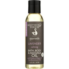 Soothing Touch Lavender Bath Body  Massage Oil 4 Oz
