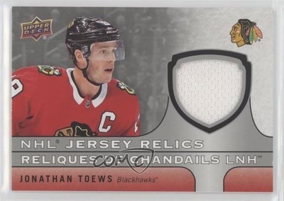 2018 Tim Hortons Collector's Series NHL Jersey Relics Jonathan Toews #J-JT 0c3