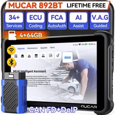 MUCAR 892BT Full Systems Car Bidirectional Diagnostic Scan Tool Life Free Update