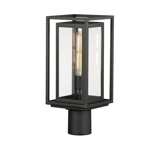 Maxim 3030CD Cabana 17" Tall Post Light - Black - Picture 1 of 2