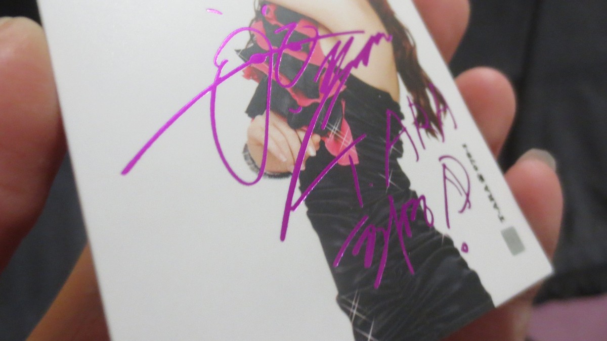 T-ara Tara Card FOIL Autograph - Hwayoung Ryu - Hwa-young - Korean